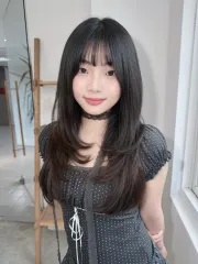 韓系層次剪作品，設計師 Liz 🌰，台中西屯區Korewa