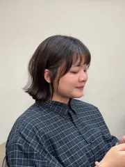 短髮外翹作品，設計師 阿柷，台北中山區初見理髮沙龍