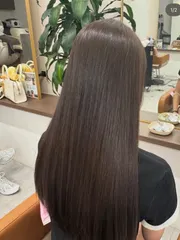 霧感髮色｜質感青木棕作品，設計師 Saya，新北林口區Moon stone hair salon