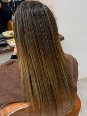 護髮系列｜韓式髮鍍膜作品，設計師 Saya，新北林口區Moon stone hair salon