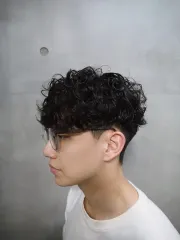 韓系羊毛卷作品，設計師 Shawn，高雄左營區izzi hair salon