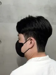 韓系壓貼燙作品，設計師 Shawn，高雄左營區izzi hair salon
