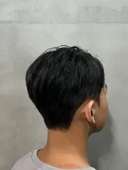韓系壓貼燙作品，設計師 Shawn，高雄左營區izzi hair salon