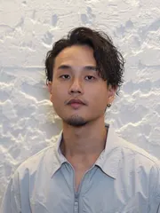 縱落燙作品，設計師 yuru玉儒（帥哥），高雄左營區Johns barber shop
