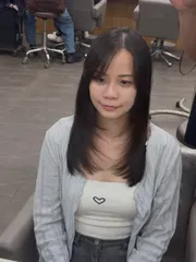 層次羽毛剪作品，設計師 速速，台北內湖區新宿髮型
