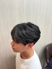 微分碎蓋燙作品，設計師 速速 （一個包你滿意的設計師），台北內湖區新宿髮型（內湖店）
