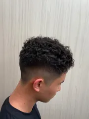 美式漸層巴西卷作品，設計師 速速 （一個包你滿意的設計師），台北內湖區新宿髮型（內湖店）