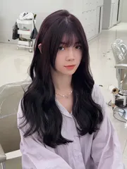 黑加侖紫/深栗黑紫作品，設計師 姵 宇，高雄左營區LAB