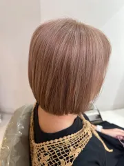 霧感髮色作品，設計師 千千，高雄三民區Mola