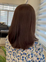 霧感髮色作品，設計師 千千，高雄三民區Mola