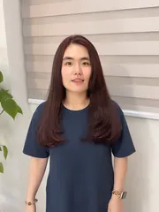 縮毛矯正+C字灣燙髮作品，設計師 Ada，台中南屯區HAPPY HAIR市政店