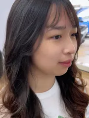 韓式雲朵燙作品，設計師 詩怡，台中沙鹿區NS hair salon