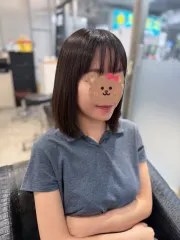 短髮縮毛矯正作品，設計師 Becky，新北三重區BK Hair Salon