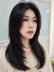 韓系鎖骨髮作品，設計師 丹尼爾-FLy hair-Daniel，高雄左營區Flyhair