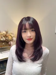 免漂霧感紫色系💜作品，設計師 Susu，台北中山區Lifeart （松江一店）