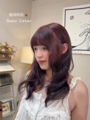 樹莓粉棕色🍓作品，設計師 Susu，台北中山區Lifeart （松江一店）