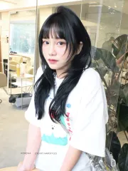 韓系層次小顏髮型作品，設計師 Joemay，台中西屯區KOREWA 大隆店 2F
