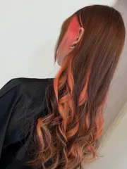 莓果派對內餡染🎀作品，設計師 Anyu🫧，高雄三民區瘋美學髮廊