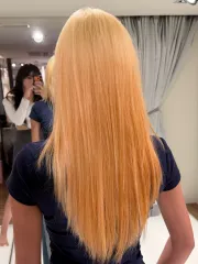 歐美辣妹金髮✨作品，設計師 Anyu🫧，高雄三民區瘋美學髮廊