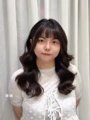 浪漫捲度作品，設計師 晴晴，高雄左營區左岸髮廊