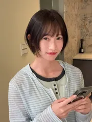層次短髮作品，設計師 潤，高雄鼓山區Round 2 明華店