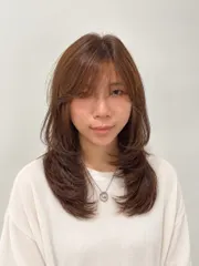 層次剪燙作品，設計師 Yuri，台北中山區He&She Hair Salon