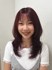 層次剪作品，設計師 Yuri，台北中山區He&She Hair Salon