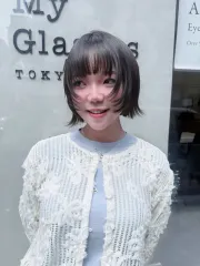 小貓短髮作品，設計師 Shine ⭒ ✮⋆˙ ˚.⋆，台北大安區Round2市民店