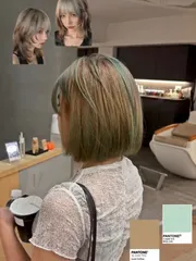 漂髮｜漸層挑染作品，設計師 Shine，台北大安區Ui salon