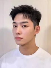 韓式剪髮男生作品，設計師 Momo，高雄苓雅區雙藝髮廊
