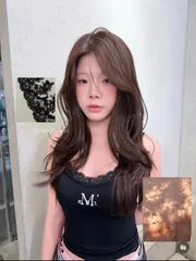 霧感冷棕作品，設計師 小薇，高雄鼓山區round2昌盛店