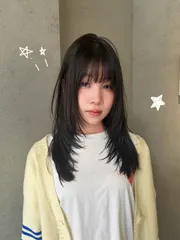 韓系層次剪作品，設計師 小薇，高雄鼓山區round2昌盛店
