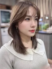 韓系空氣感作品，設計師 小葉，桃園桃園區X hair salon （沐已）