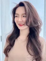 韓式層次染剪作品，設計師 小葉，桃園桃園區X hair salon