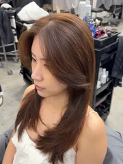 夏日甜色-蜜糖棕作品，設計師 Ice，台北大安區EG ROOM
