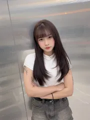 韓系羽毛剪作品，設計師 irene，台中北屯區Faye hair salon