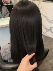 縮毛矯正作品，設計師 Minna，台北大安區H icon