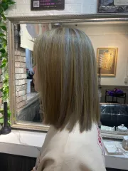 Blunt Cut with Color Blocking