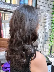 浪漫溫柔卷作品，設計師 Nico，新北板橋區Nico hair salon