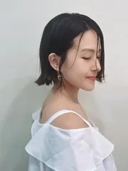 縮毛矯正燙作品，設計師 Sidney，台北大安區嘉璞髮藝