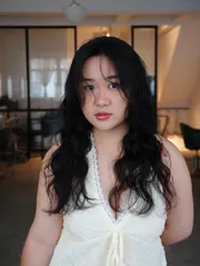 法式慵懶燙作品，設計師 Yao，高雄前金區千禧沙龍