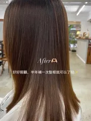 縮毛矯正作品，設計師 Resa枘莎，台北松山區Puis