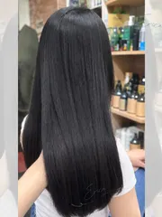 水漾質感燙＜縮毛矯正＞作品，設計師 Erica，新北板橋區GE Hair Studio
