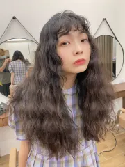 三管波紋燙作品，設計師 祈平髮型設計師☺️，台南中西區沐澄髮藝府連店