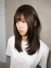 韓系層次剪作品，設計師 Steven，台南南區Holly hair