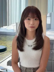韓系層次剪作品，設計師 Nancy 南希，台南南區Happy Hair 新天地
