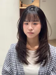 韓系層次作品，設計師 Nancy 南希，台南南區Happy Hair 新天地