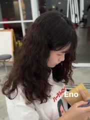 波紋捲作品，設計師 Eno，台南東區KOMMHAIR南紡店