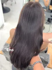 縮毛矯正x冷霧棕作品，設計師 Eno，台南東區KOMMHAIR南紡店
