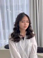 電棒感燙髮作品，設計師 薛加馨，台南東區尤拿成大館